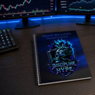 Disziplin statt Hype Blaues Glühen Bitcoin Krypto Planer