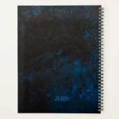 Disziplin statt Hype Blue Grunge Bitcoin  Planer (Rückseite)