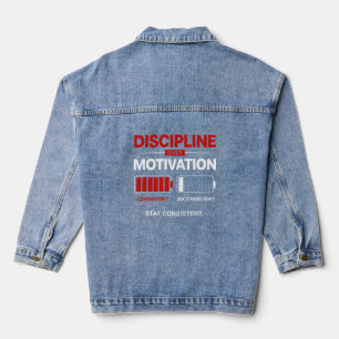 Disziplin statt Motivation – Bleib konsequent Se Jeansjacke