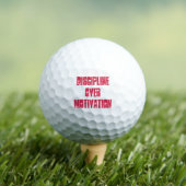 Disziplin statt Motivation Golfball (Insitu T-Shirt)