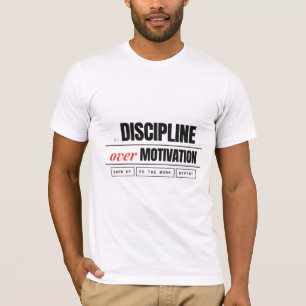 Disziplin statt Motivation Retro Fitness Bella Can T-Shirt