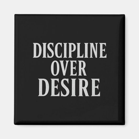 Disziplin über den Bedarf _ Motivierend Angebot Magnet (Vorne)