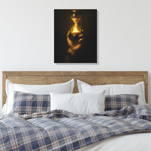 Disziplin über Komfort Leinwanddruck (Insitu (Schlafzimmer))