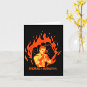 Disziplin über Motivation Boxstärke Karte (Gelbe Blume)