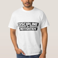 Disziplin über Motivation Gym T-Shirt | MiT-Shirt