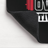 Disziplin über Motivation Mousepad (Ecke)