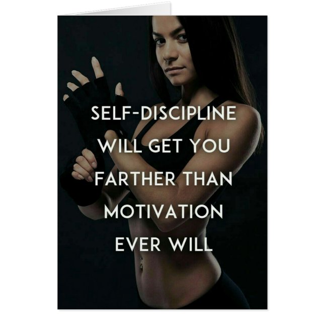 Disziplin vs. Motivation - Frauenym-Inspiration (Vorne)
