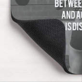 Disziplin - Woll gegen Erfolge, Fitness der Frauen Mousepad (Ecke)