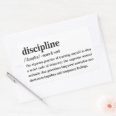 Disziplin Wörterbuch Definition Ästhetik Rechteckiger Aufkleber (Umschlag)