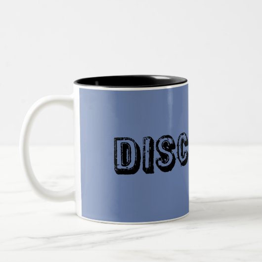 Disziplin Zweifarbige Tasse (Links)