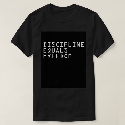DISZIPLINE GLEICHZEITIG FREEDOM 2 Art Board Printw T-Shirt (Design vorne)