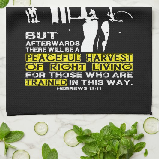 DISZIPLINIE - Abbruch der Stilllegung Motivierend Geschirrtuch (Gefaltet)