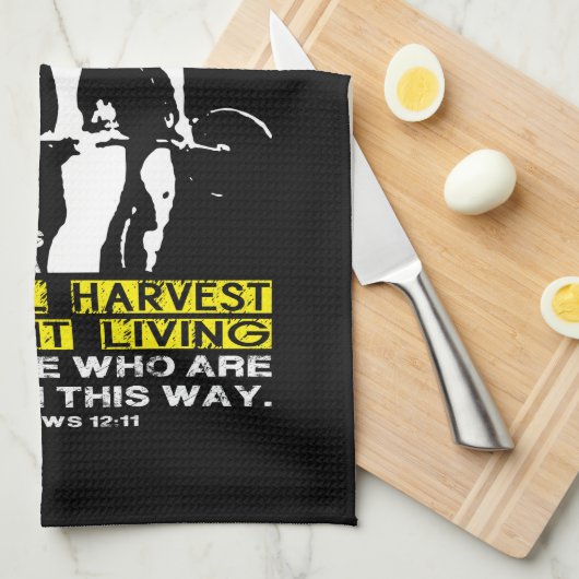 DISZIPLINIE - Abbruch der Stilllegung Motivierend Geschirrtuch (Viertel Falte)