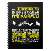 DISZIPLINIE - Abbruch der Stilllegung Motivierend Notizblock (Vorderseite)