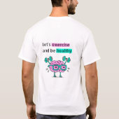 Disziplinieren Sie Ihren Geist, sonst wird er Sie  T-Shirt (Rückseite)