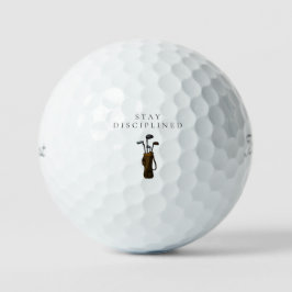 'Diszipliniert bleiben' Mentalitäts-Geschenk zur M Golfball