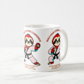 disziplinierte Energie Kaffeetasse (VorderseiteRechts)