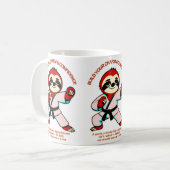 disziplinierte Energie Kaffeetasse (Vorderseite Links)