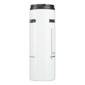 Disziplinierte probabilistische Geisteshaltung inn Thermosbecher (Rückseite)