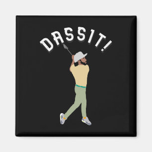 Dit! Lustiger Golfspieler Manolo Lustiges Golfgesc Magnet