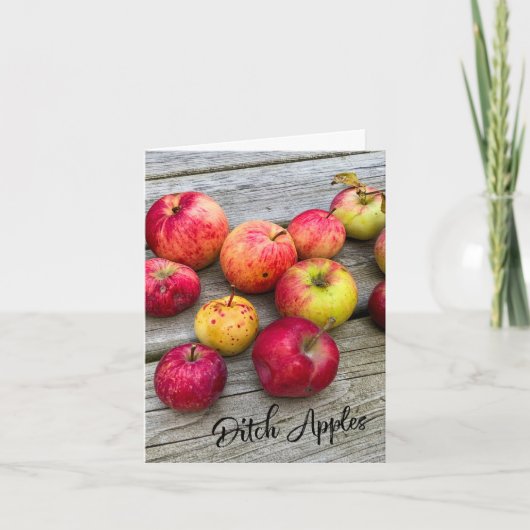 Ditch Apples Karte (Vorderseite)