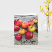 Ditch Apples Karte (Gelbe Blume)