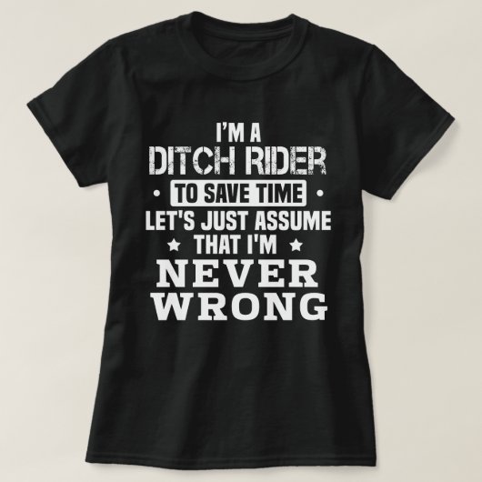 Ditch Rider T-Shirt (Design vorne)
