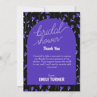 ditsch winzige Blume Brautparty danke Ihnen Karte