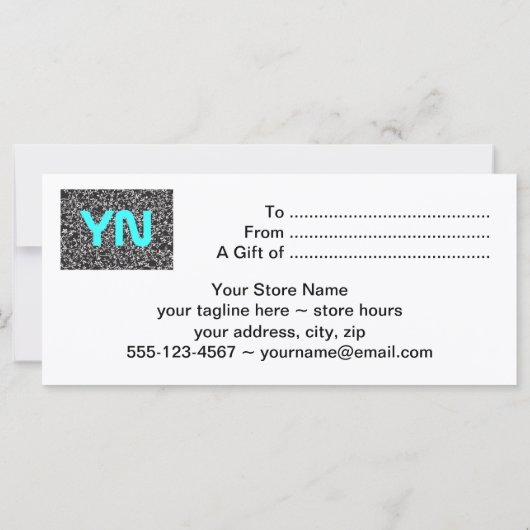 Ditsy1 Geschenkgutscheine (Rückseite)