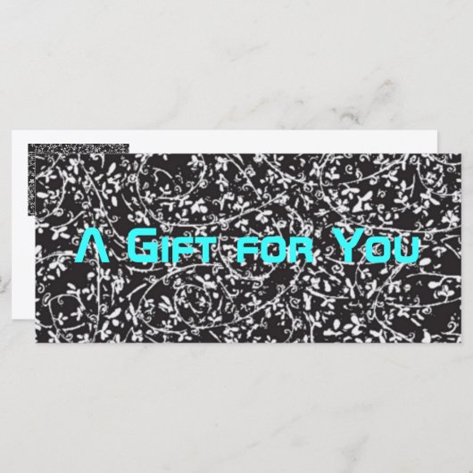 Ditsy1 Geschenkgutscheine (Vorne/Hinten)