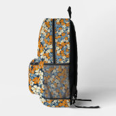 Ditsy Blume Pattern Bedruckter Rucksack (Rechts)