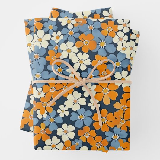Ditsy Blume Pattern Geschenkpapier Set (Beispiel)