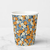 Ditsy Blume Pattern Pappbecher (Links)