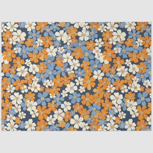 Ditsy Blume Pattern Seidenpapier (Vorderseite)