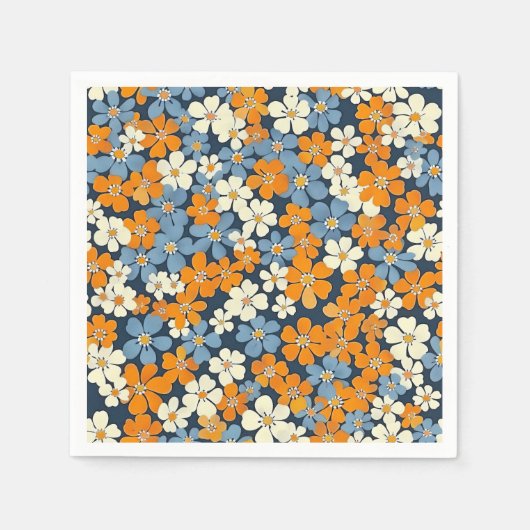 Ditsy Blume Pattern Serviette (Vorderseite)