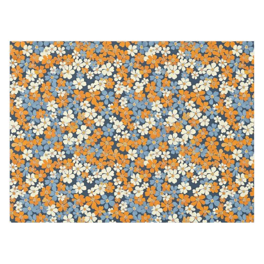 Ditsy Blume Pattern Tischdecke (Vorderseite (Horizontal))