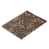 Ditsy-Blume: Vintages Mille-Fleur-Muster Notizblock (Linke Seite)