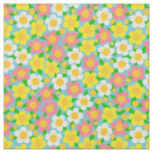 Ditsy Blumengewebe Stoff (Nahaufnahme)