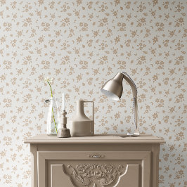 Ditsy-Blumenmuster gedämpft neutrales, weiches, bl Tapete