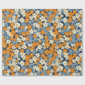 Ditsy-Blumenmuster Geschenkpapier (Flach)