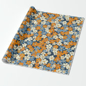 Ditsy-Blumenmuster Geschenkpapier (Ungerollt)