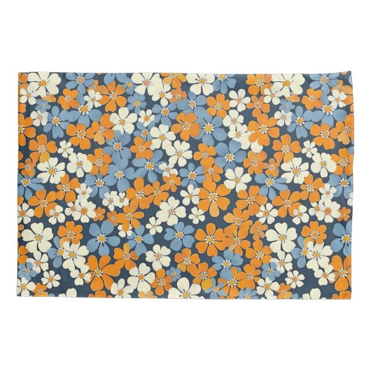 Ditsy-Blumenmuster Kissenbezug (Rückseite)