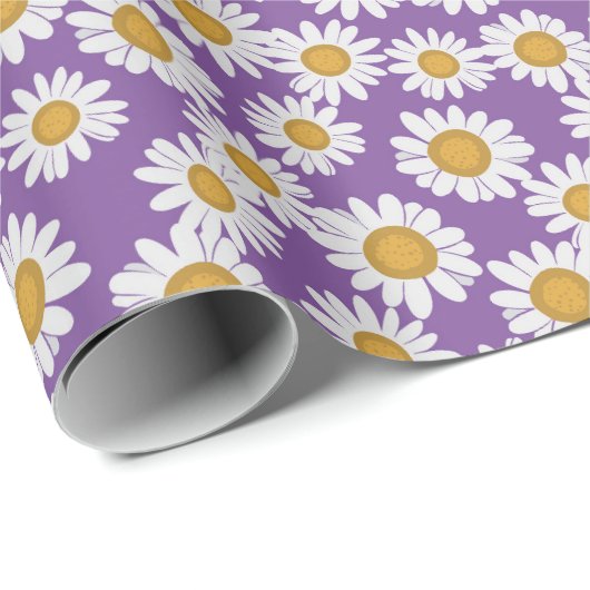 Ditsy daisy Blume Geschenkpapier (Rolleneckpunkt)