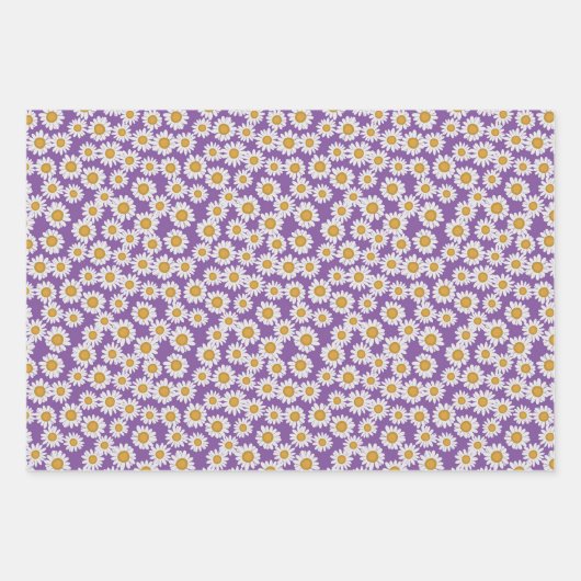 Ditsy daisy Blume Geschenkpapier Set (Vorderseite 3)