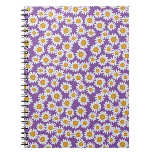 Ditsy daisy Blume Notizblock (Vorderseite)