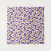 Ditsy daisy Blume Wandteppich (Vorderseite (Horizontal))