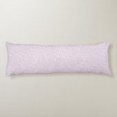 Ditsy Dots Pattern - White on Dusty Pink Seitenschläferkissen (Rückseite)