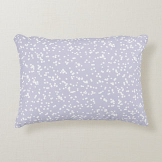 Ditsy Dots Pattern - White on Dusty Purple Dekokissen