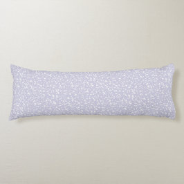 Ditsy Dots Pattern - White on Dusty Purple Seitenschläferkissen