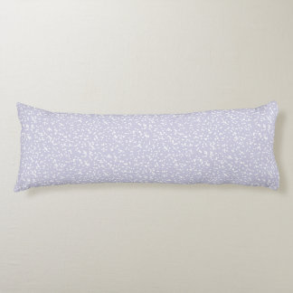 Ditsy Dots Pattern - White on Dusty Purple Seitenschläferkissen